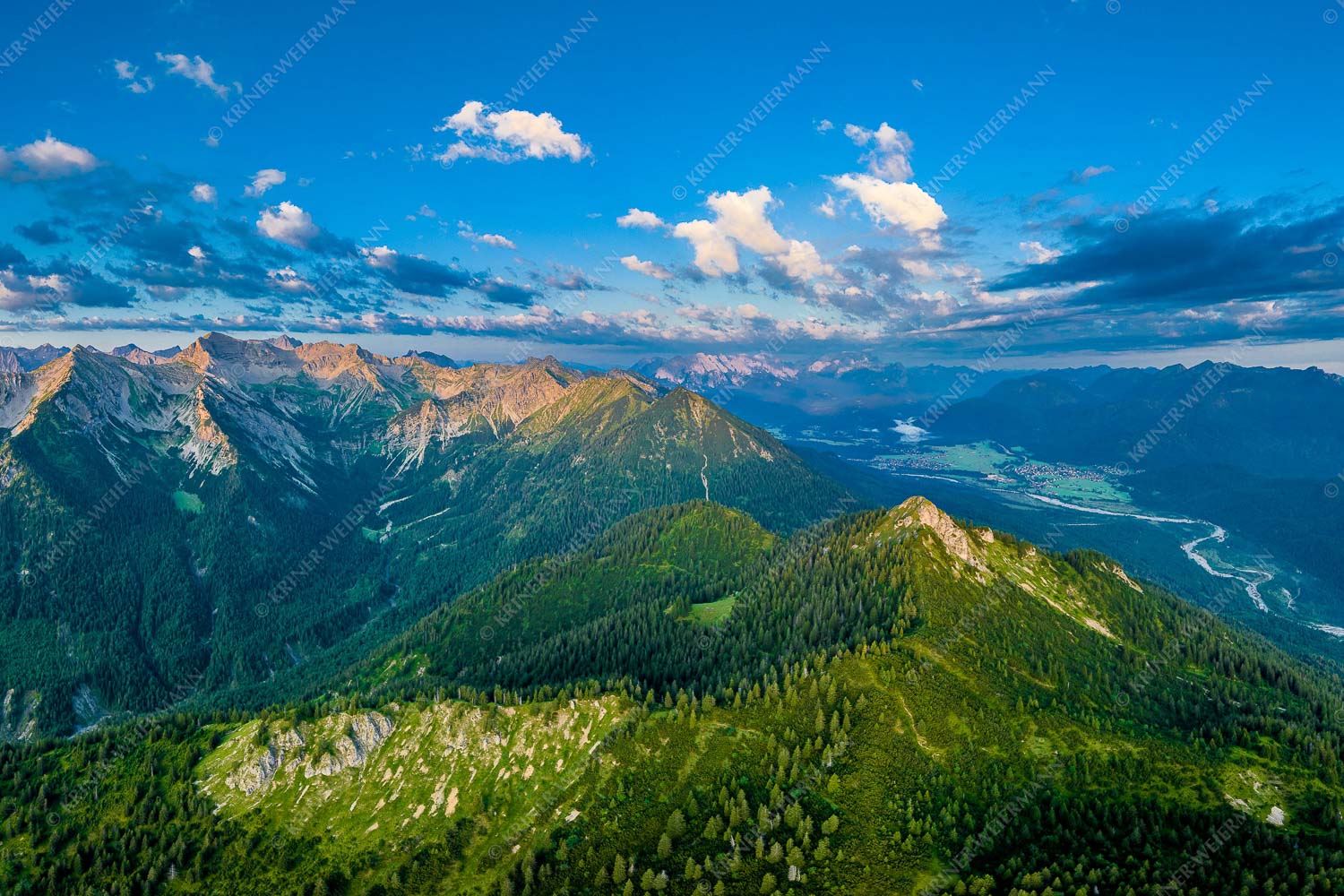Soierngebirge mit Oberen Isartal - Übern Grasberg 3:2  -- Soierngebirge - mehr Infos bei www.Kriner-Weiermann.de