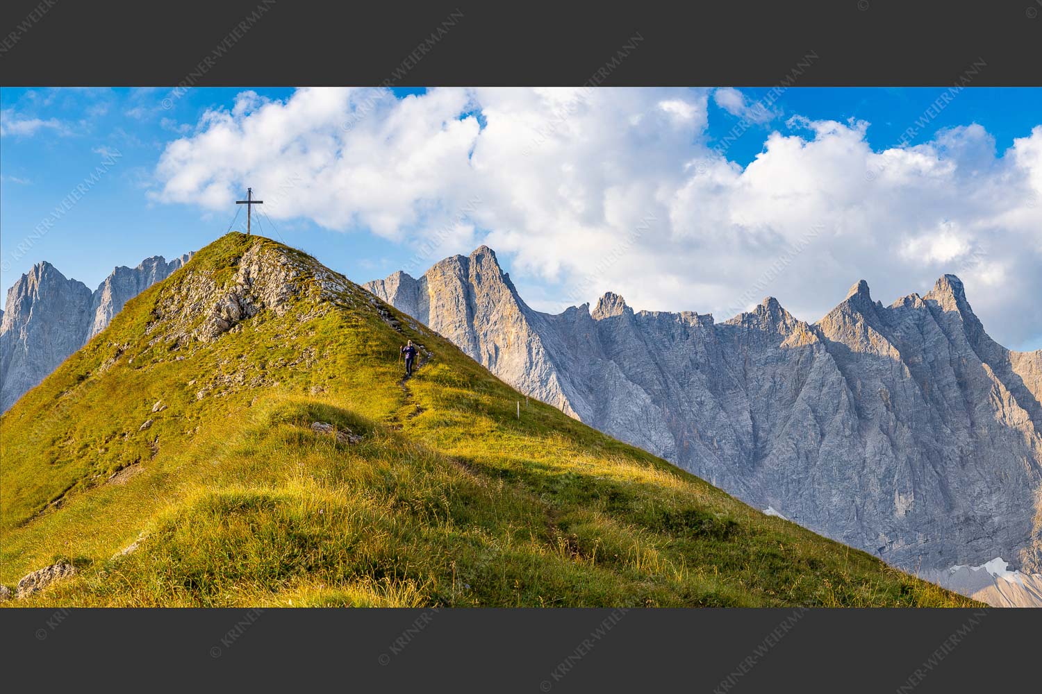 Beeindruckende Bergwanderung am Mahnkopf im Karwendelgebirge - Wandern zum Mahnkopf 2:1  -- Laliderer Karwendel - mehr Infos bei www.Kriner-Weiermann.de