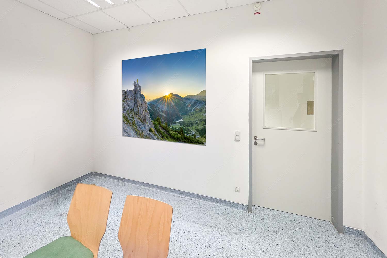 Spitzenerlebnis beim Sonnenaufgang im Soierngebirge - Raum 043-073 Ich sehe was du nicht siehst-Klettern im Karwendel 1:1 - mehr Infos bei www.Kriner-Weiermann.de