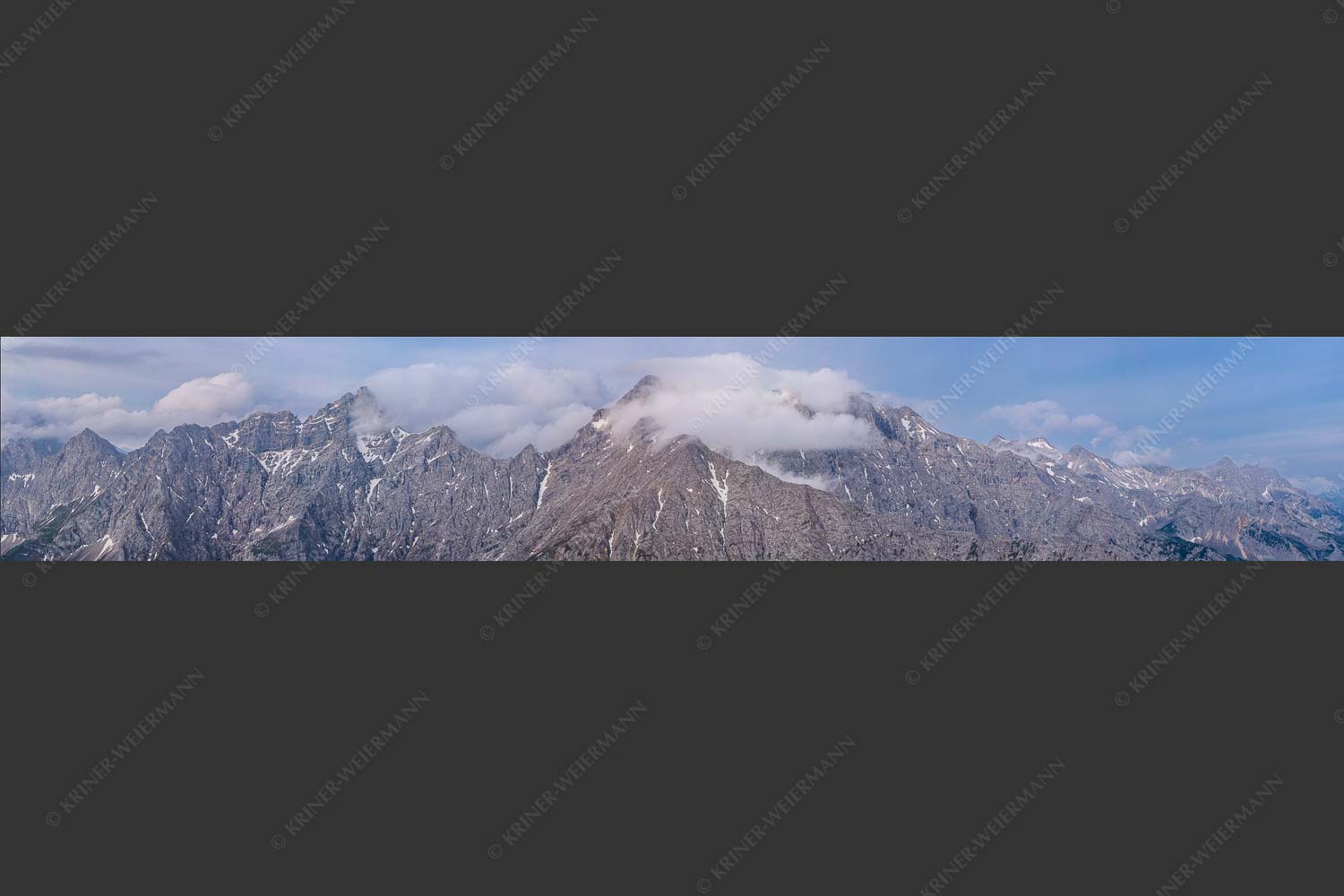 Nordwände des Karwendelhauptkammes - Sie zeigen sich 6:1  -- Birkkar Kaltwasserkar Laliderer - mehr Infos bei www.Kriner-Weiermann.de