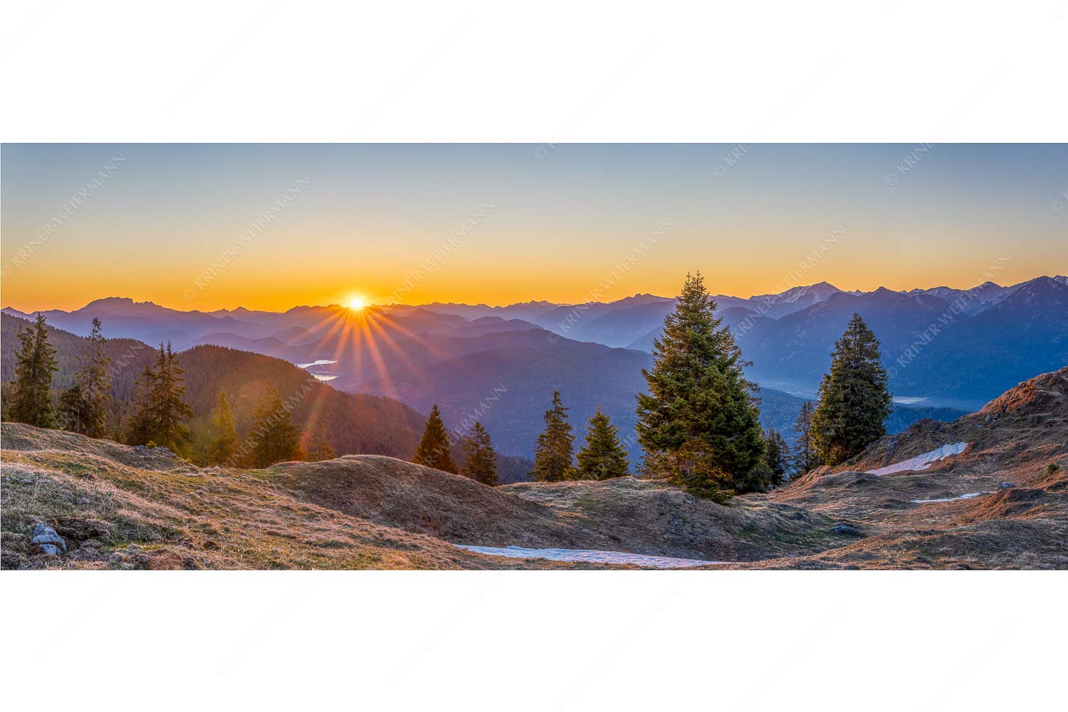 Morgenstimmung auf der Wallgauer Alm - Wallgauer Alm_25zu1 - mehr Infos bei www.Kriner-Weiermann.de