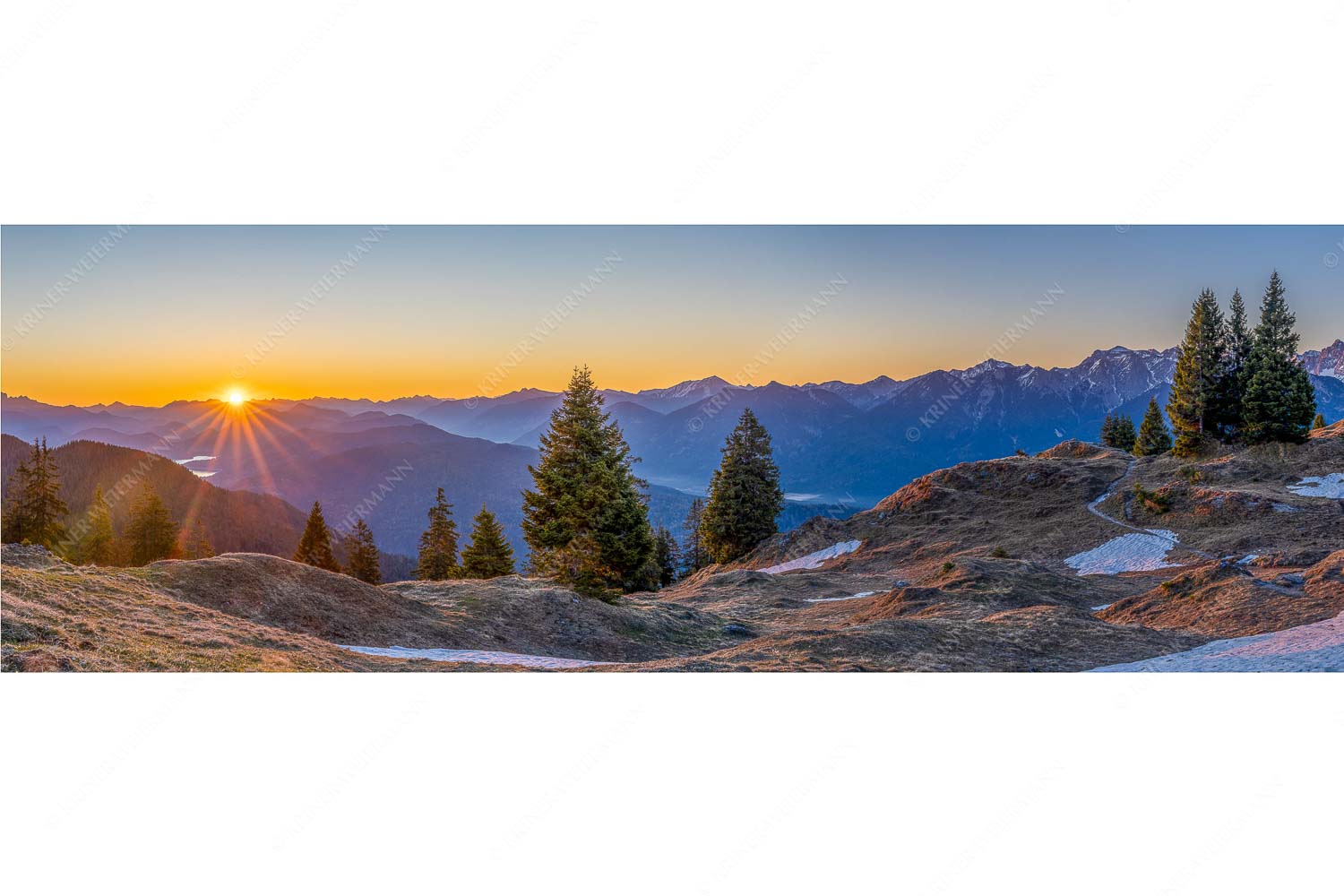 Morgenstimmung auf der Wallgauer Alm - Wallgauer Alm_3zu1 - mehr Infos bei www.Kriner-Weiermann.de