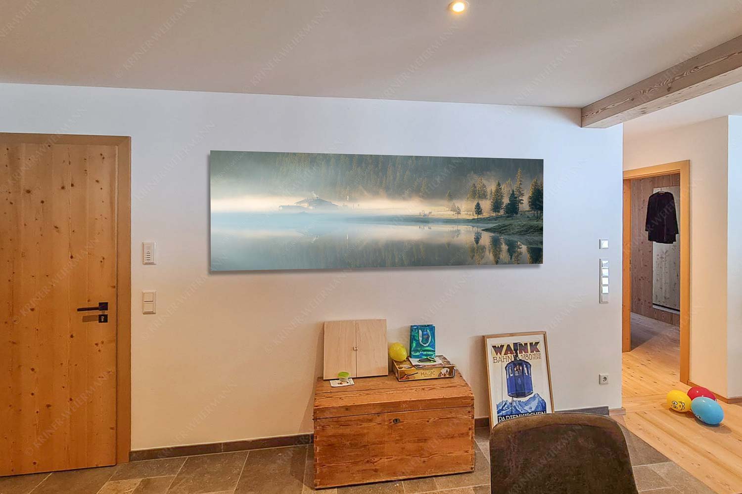 Frühlingsmorgen auf der Esterbergalm - Küche (2) Ein Morgen am Esterberg-See an der Esterbergalm 3:1 - mehr Infos bei www.Kriner-Weiermann.de