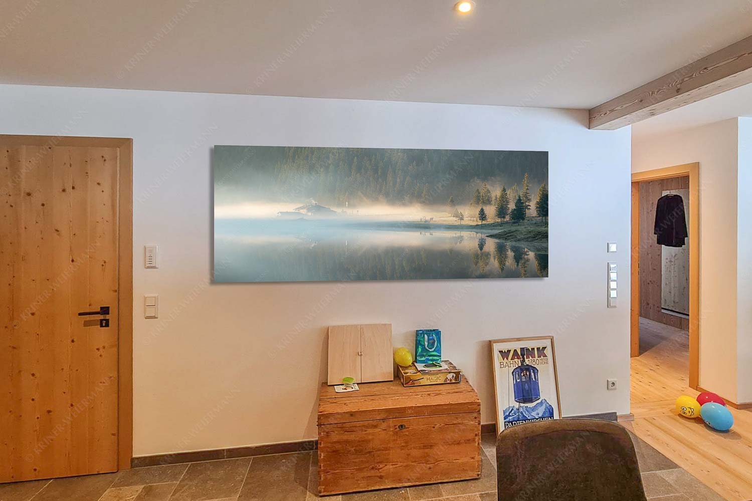 Frühlingsmorgen auf der Esterbergalm - Küche Ein Morgen am Esterberg-See an der Esterbergalm 2,5:1 - mehr Infos bei www.Kriner-Weiermann.de