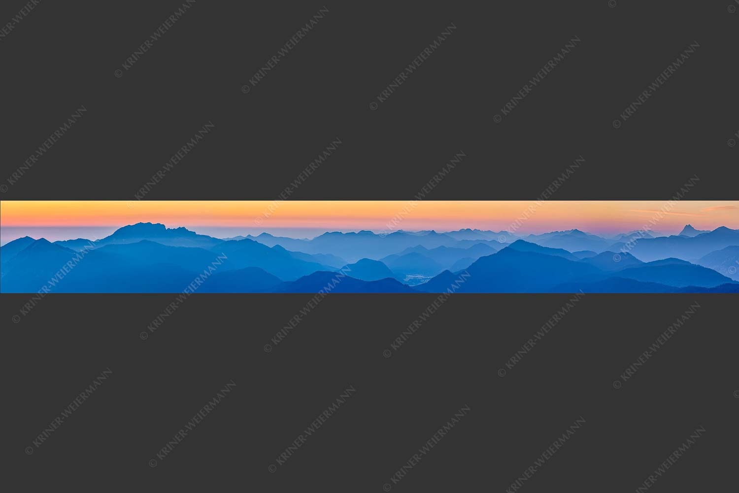 Blick über den Walchensee zur Benediktenwand und der Jachenau - Walchenseesilhouetten 8:1  -- Walchensee Jachenau Benediktenwand - mehr Infos bei www.Kriner-Weiermann.de