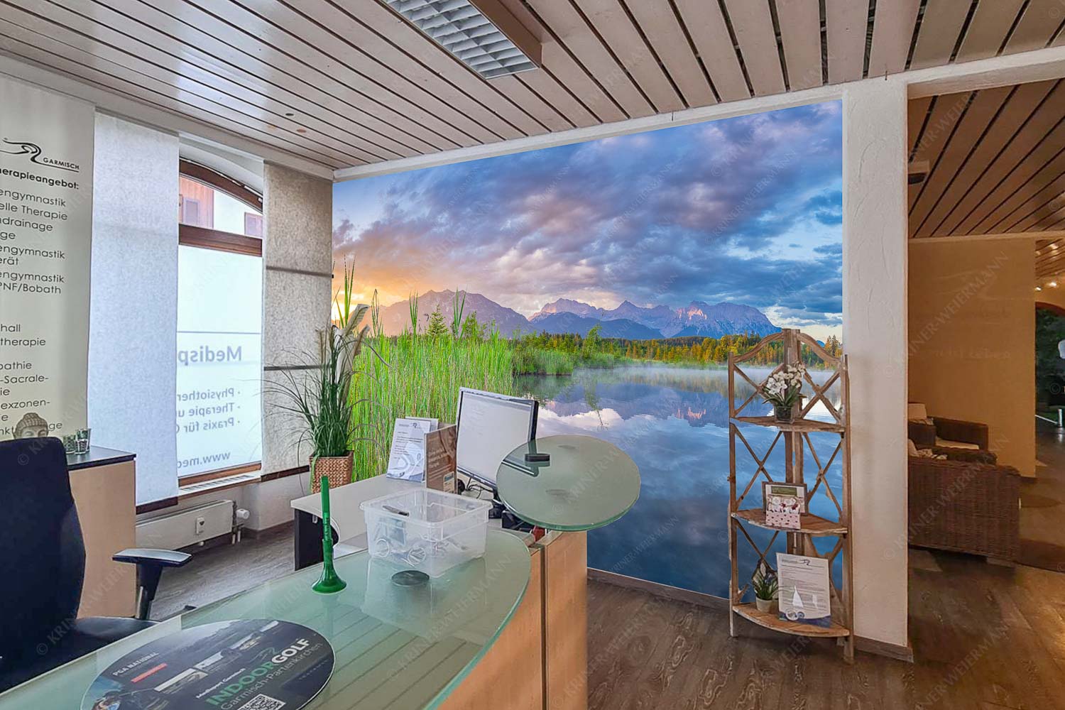 Sonnenaufgang am Barmsee mit Blick zum Karwendel und Wettersteingebirge - Rezeption=1 (2) Utopia III-Morgenstimmung am Barmsee 3:2 - mehr Infos bei www.Kriner-Weiermann.de