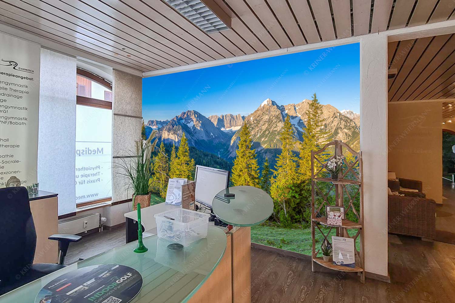 Blick durchs Laliderertal im Karwendelgebirge - Rezeption=1 (2) Warmes Morgenlicht-Gamsjoch und Falken im Karwendel 3:2 - mehr Infos bei www.Kriner-Weiermann.de