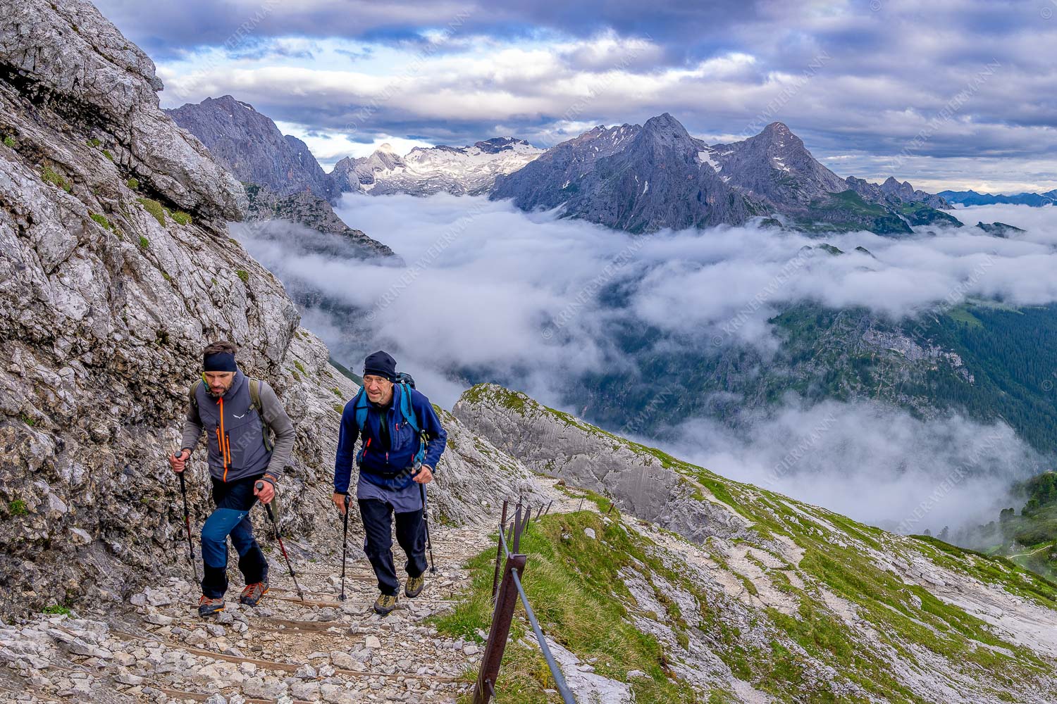 Weg zur Meilerhütte mit Blick zum Schachen - Zum Fraunaiwla_3zu2 - mehr Infos bei www.Kriner-Weiermann.de